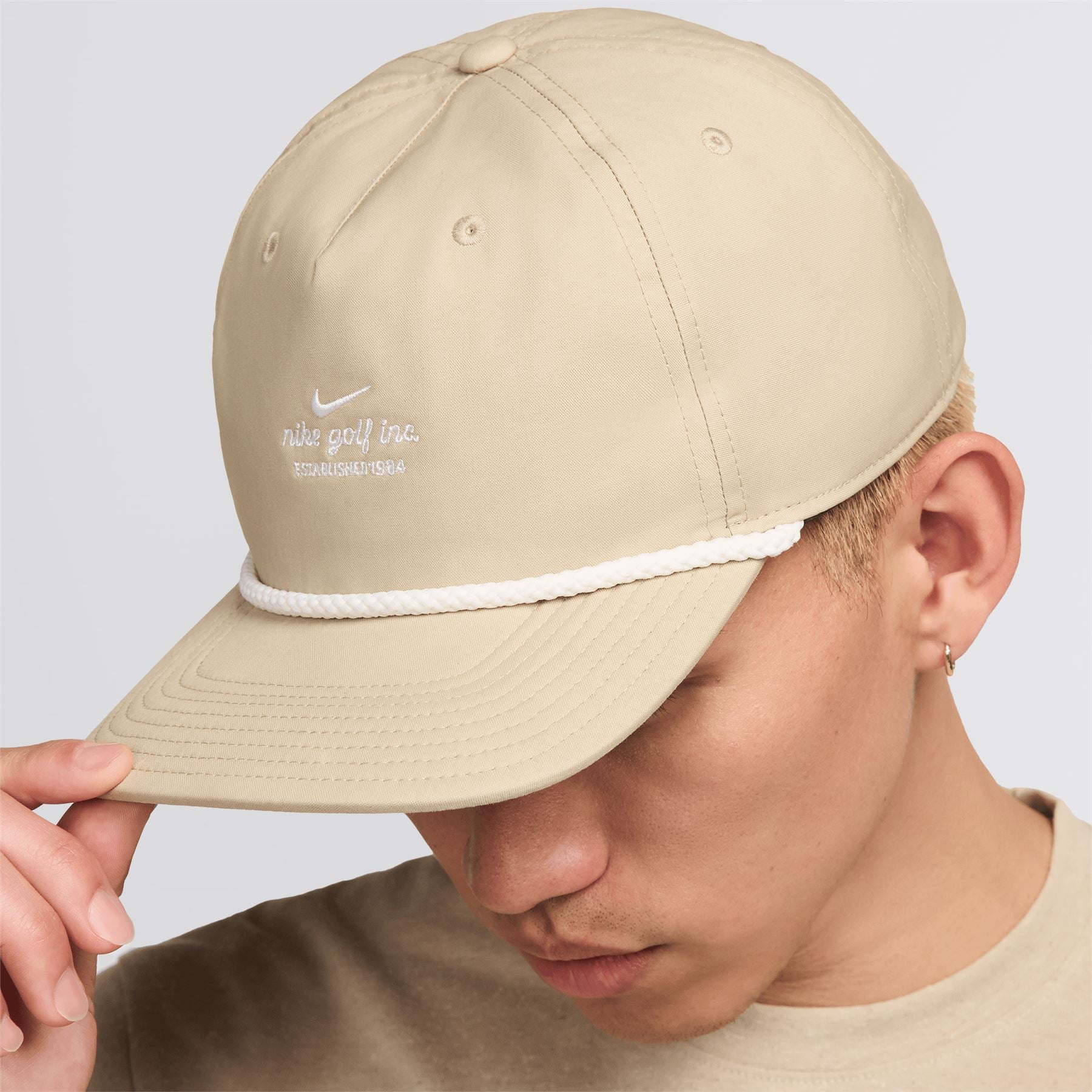 Nike Golf XL カッパ Nike Pro Golf Cap Desert Khaki/Anthracite/White | TRENDYGOLF USA