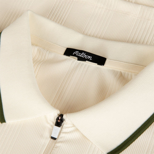 Womens Camilla Quarter Zip Polo Ivory