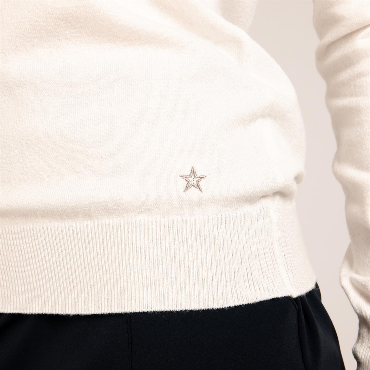 Womens The Summer V-Neck Sweater White