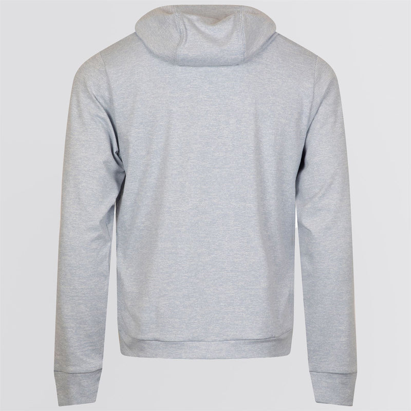 The Hamilton Hoodie Heathered Bedford/White