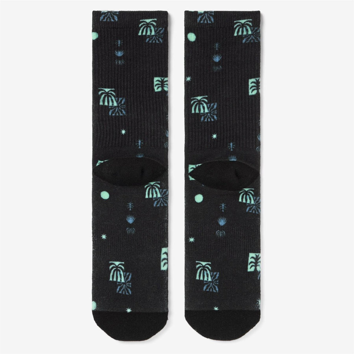 Quick Trip Crew Socks Black