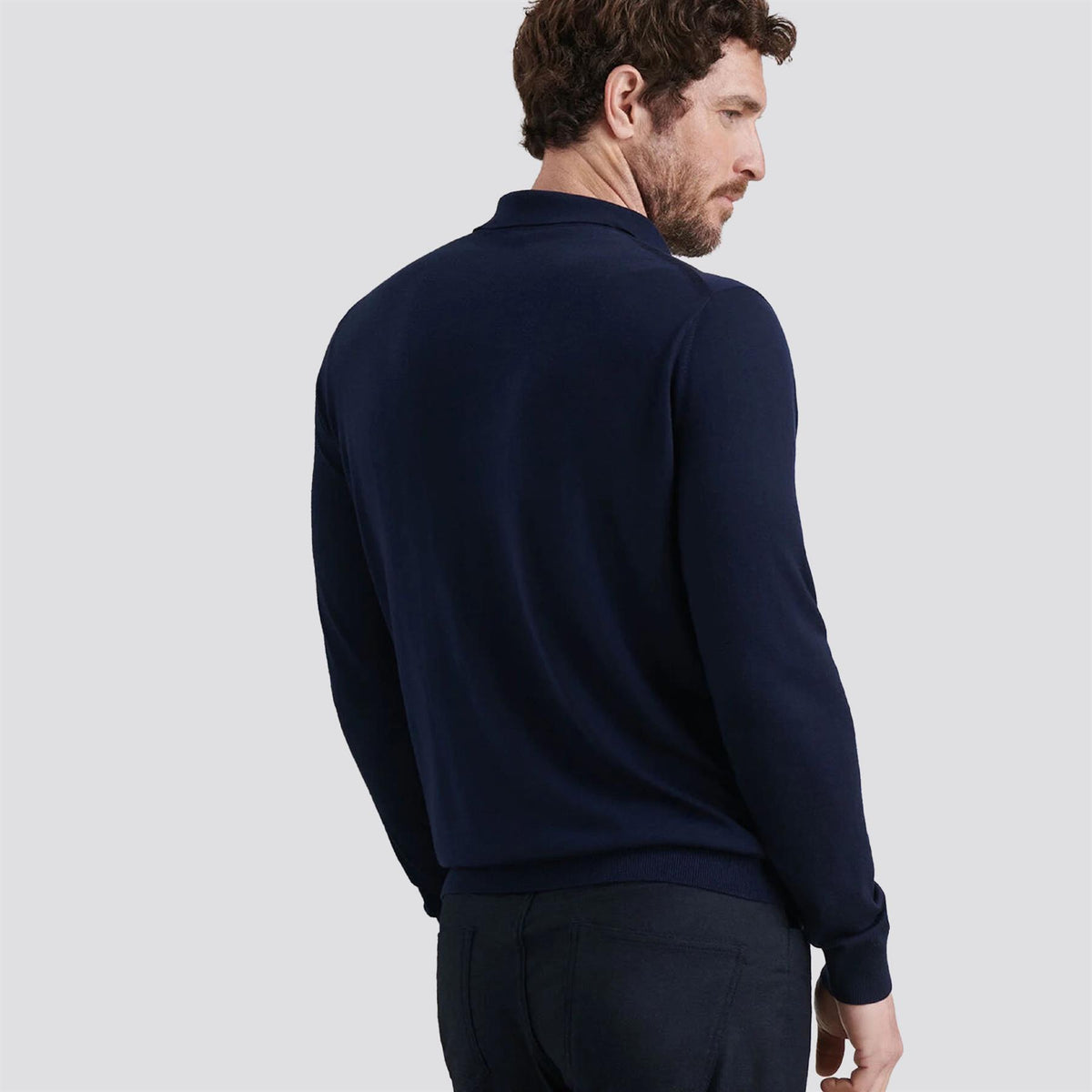Dorset Sweater Polo Navy