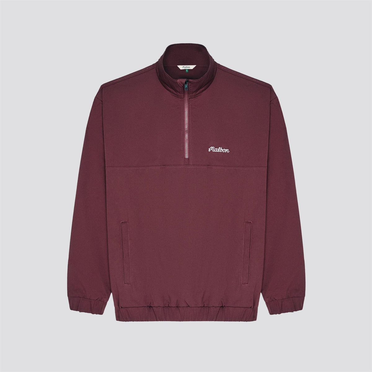 Noah Half Zip Pullover Red Mahogany