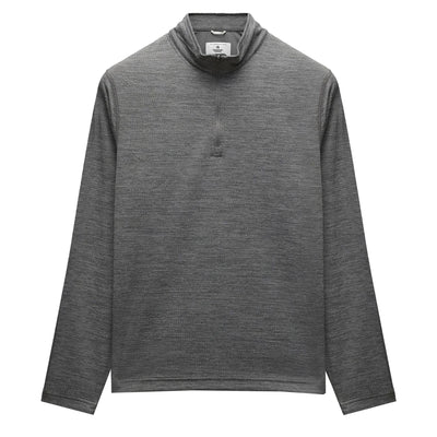 Solotex Mesh Tiebreak Quarter Zip Carbon