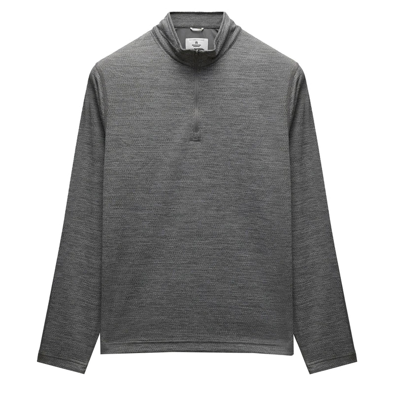 Solotex Mesh Tiebreak Quarter Zip Carbon