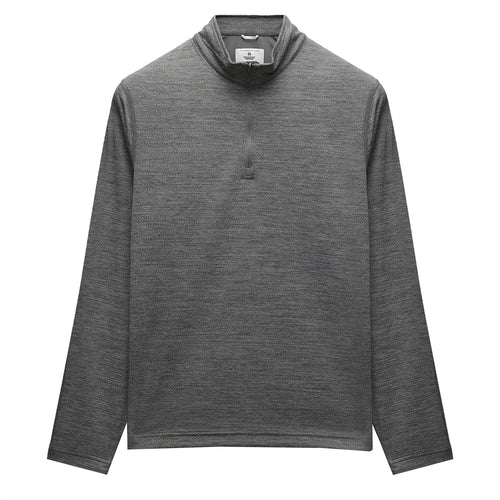 Solotex Mesh Tiebreak Quarter Zip Carbon