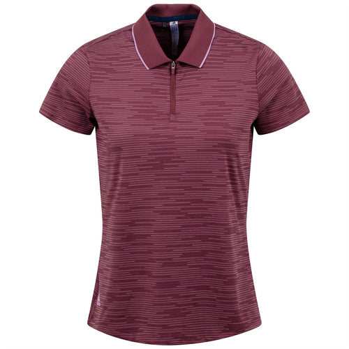 Womens Novelty Polo Quiet Crimson - AW22