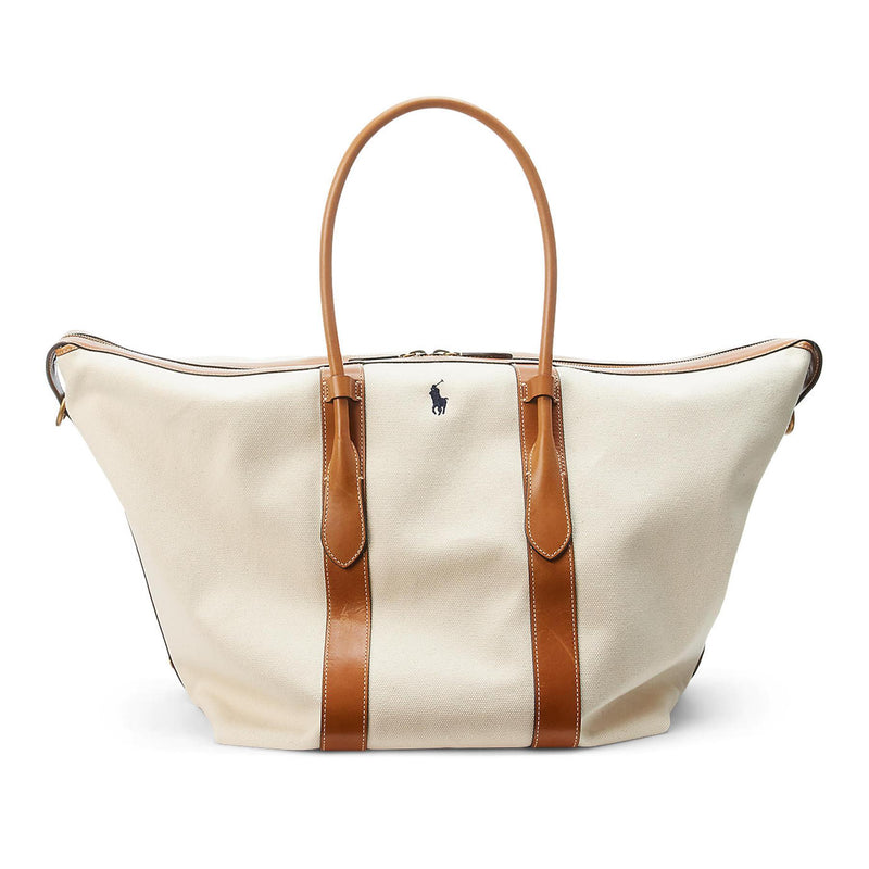 Womens XL Tote Bag Natural/Cuoio
