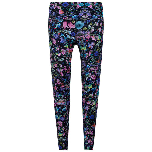 x TRENDYGOLF Womens Fast and Free High Rise Tight 25" Flowerscope Black Multi - SS23