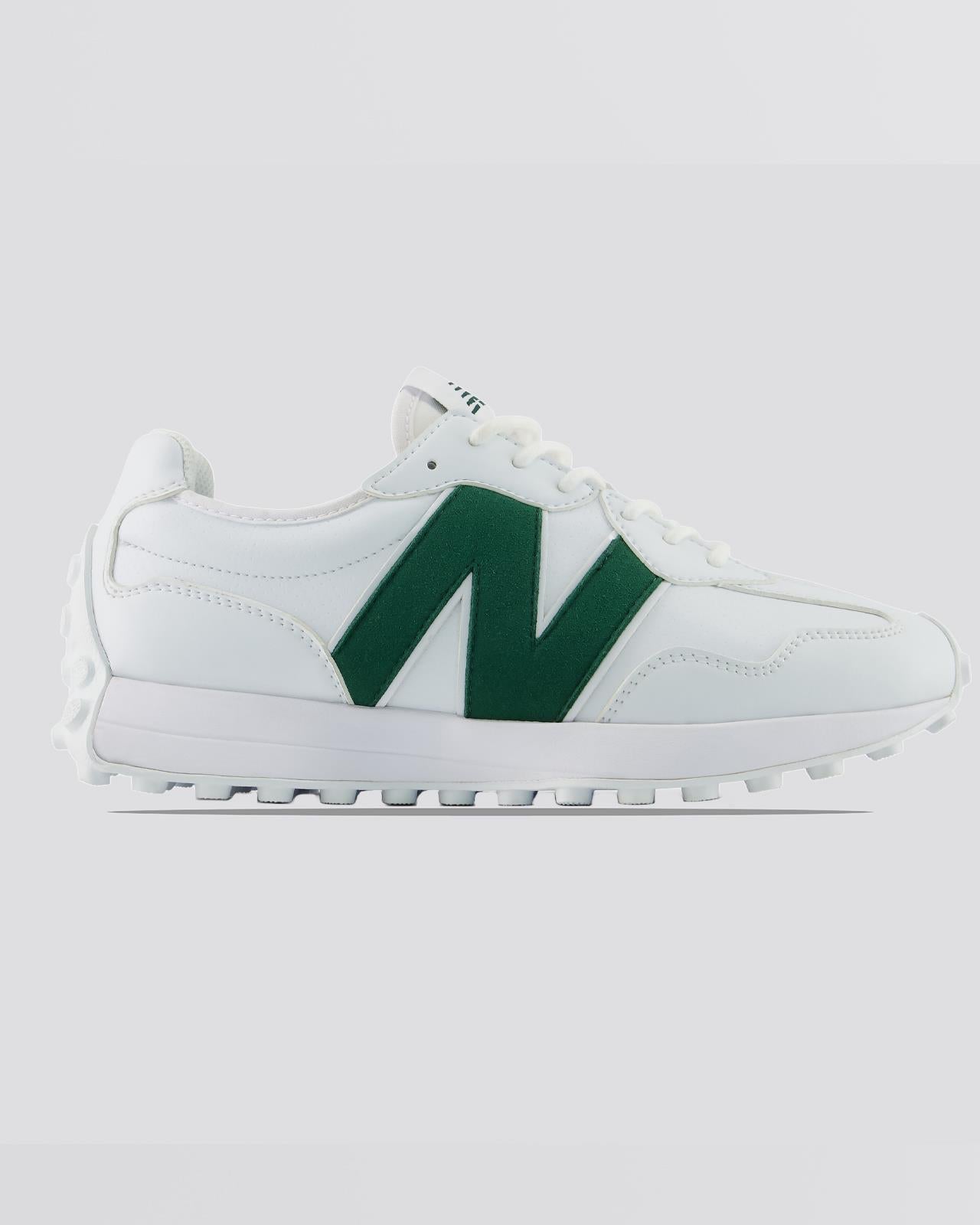Womens 327 Spikeless Golf Shoes White/Green