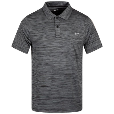 DF Unscripted heather polo Black/White