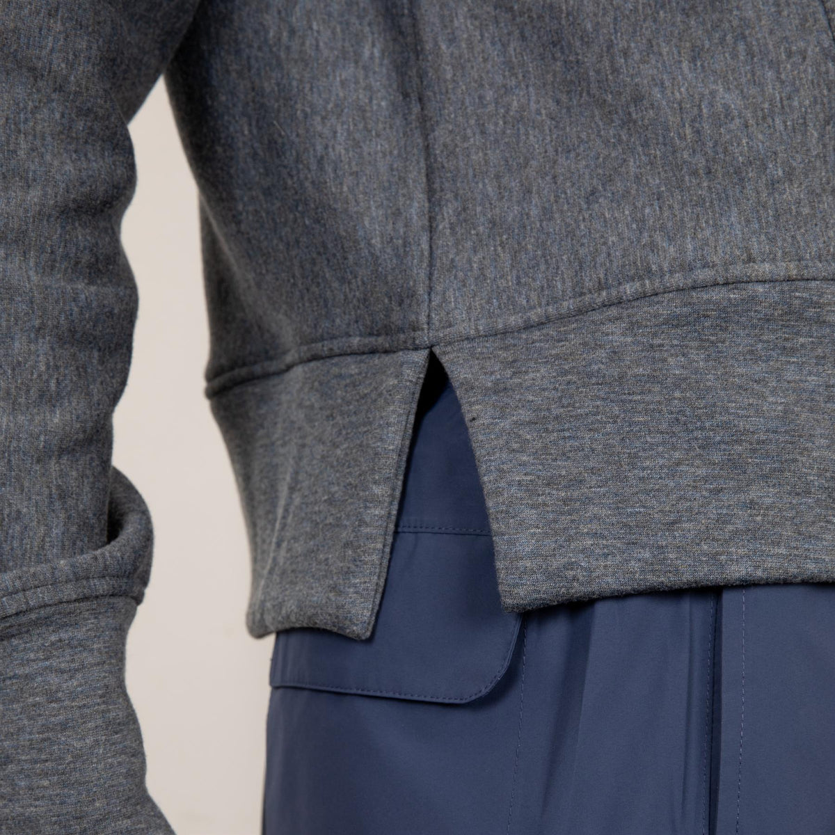 Womens Regan Zip Mock Pullover Stingray