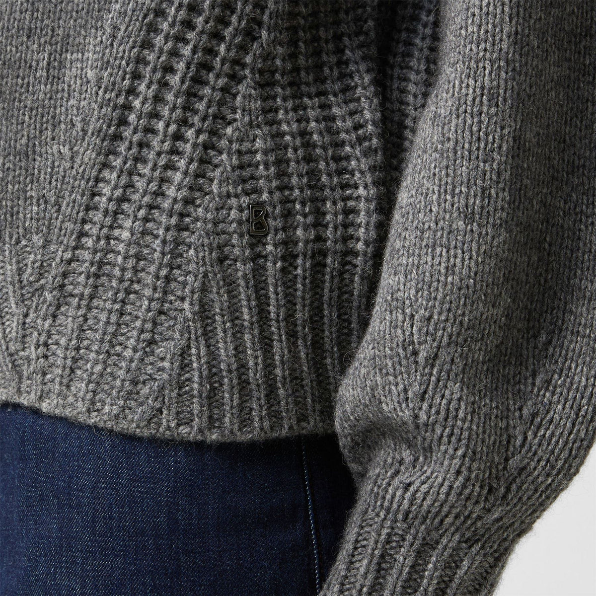 Womens Jojo Knit Sweater Grey