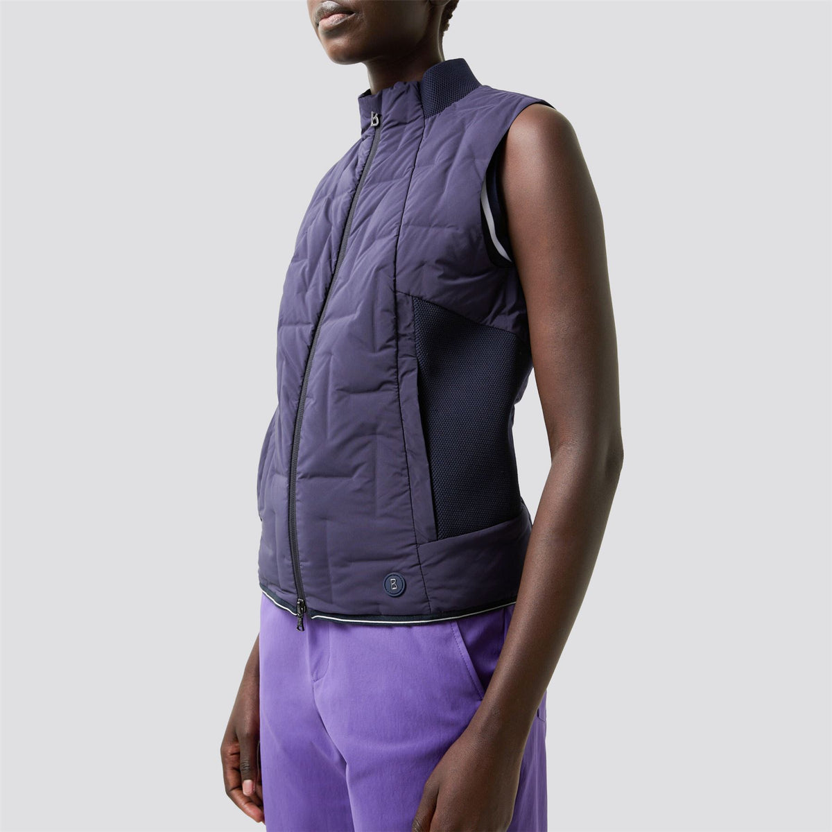 Womens Sia Down Vest Navy