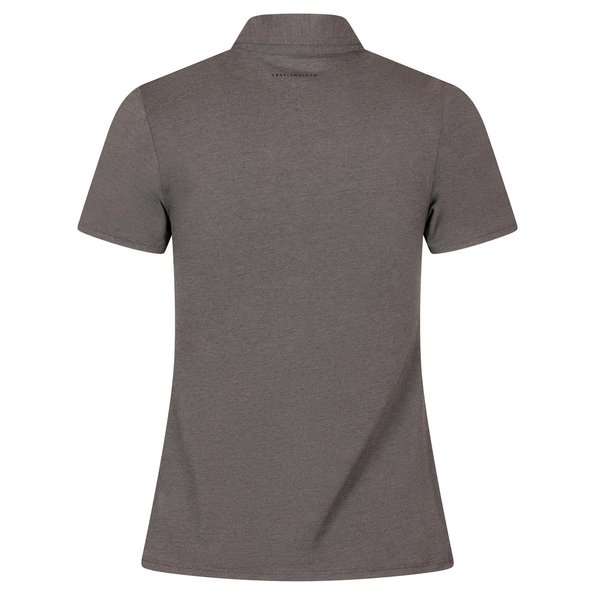 Womens Featherweight Active Polo Heather Black