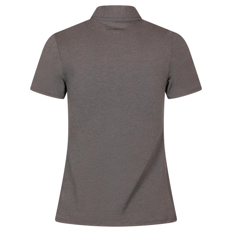 Womens Featherweight Active Polo Heather Black