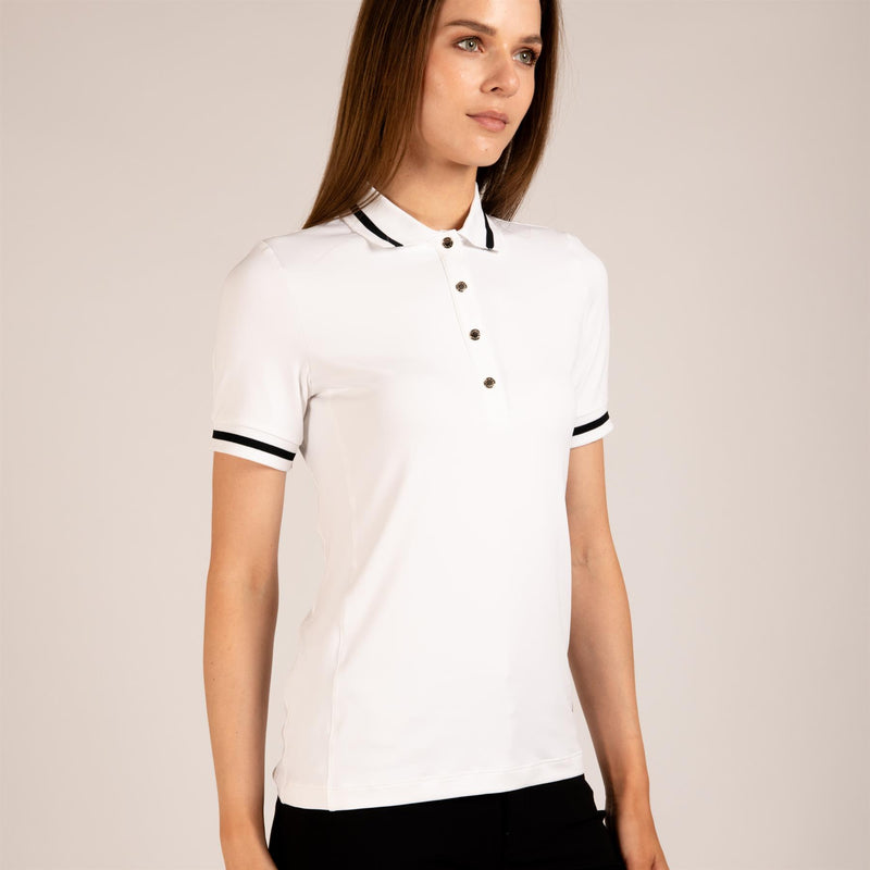 Womens The Mia Polo White