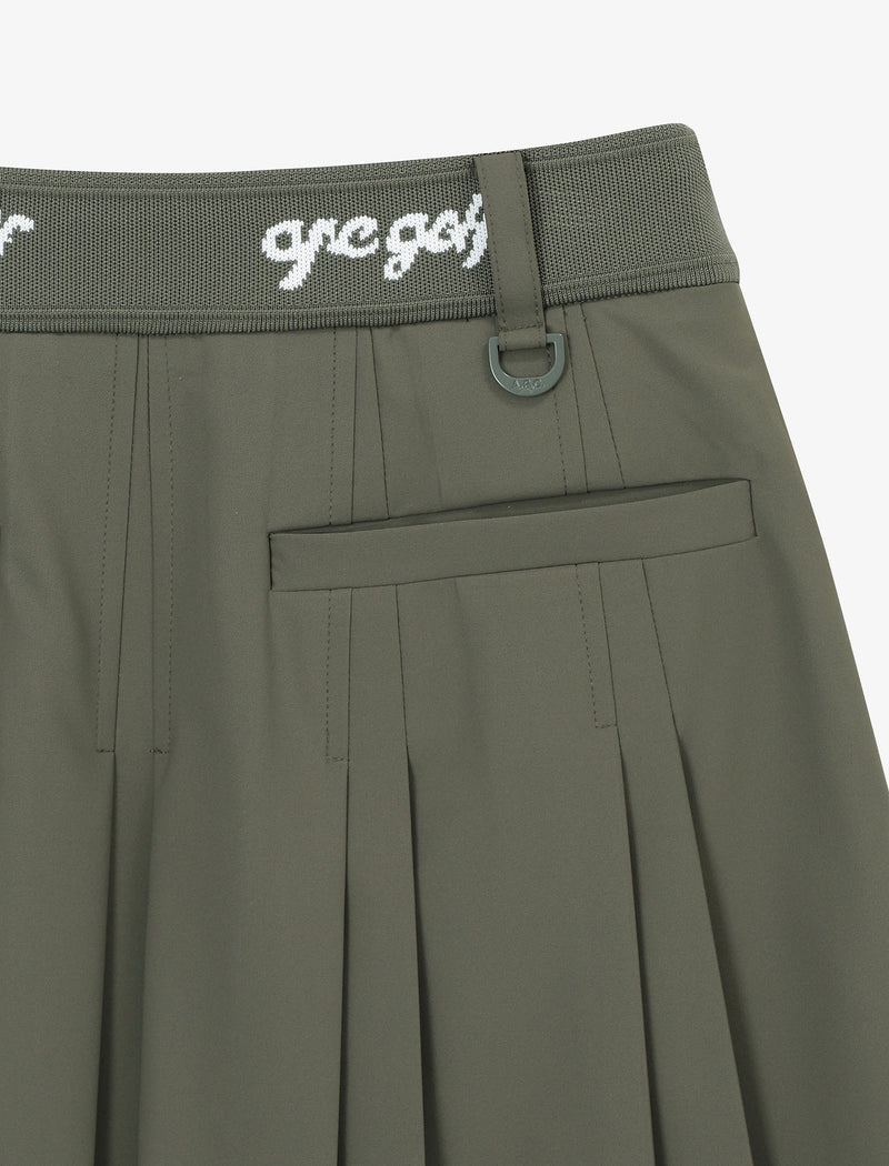 Womens Rose Skirt Khaki