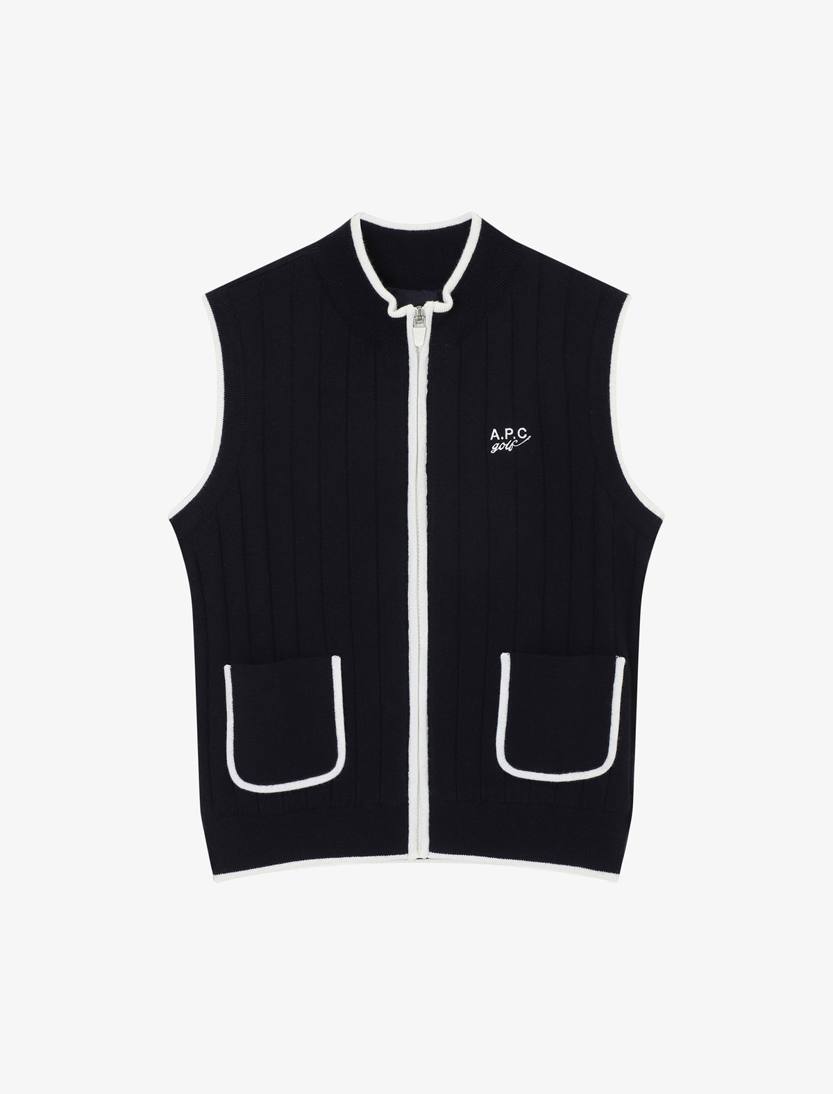 Womens Claire Knit Vest Navy
