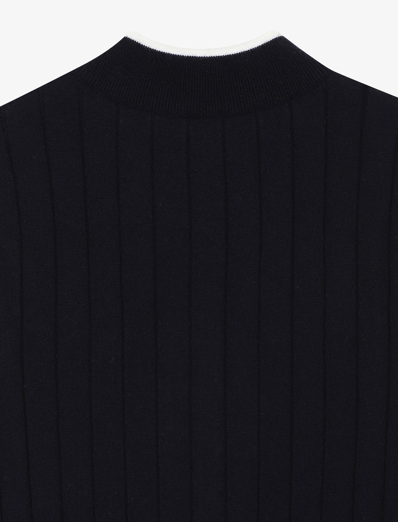 Womens Claire Knit Vest Navy