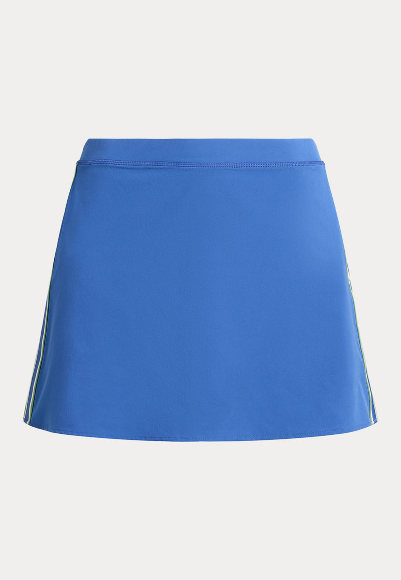 RLX Womens 4 Way Stretch Poly Skirt Mdrn Ryl/Crmc Wht/Otbk Grn