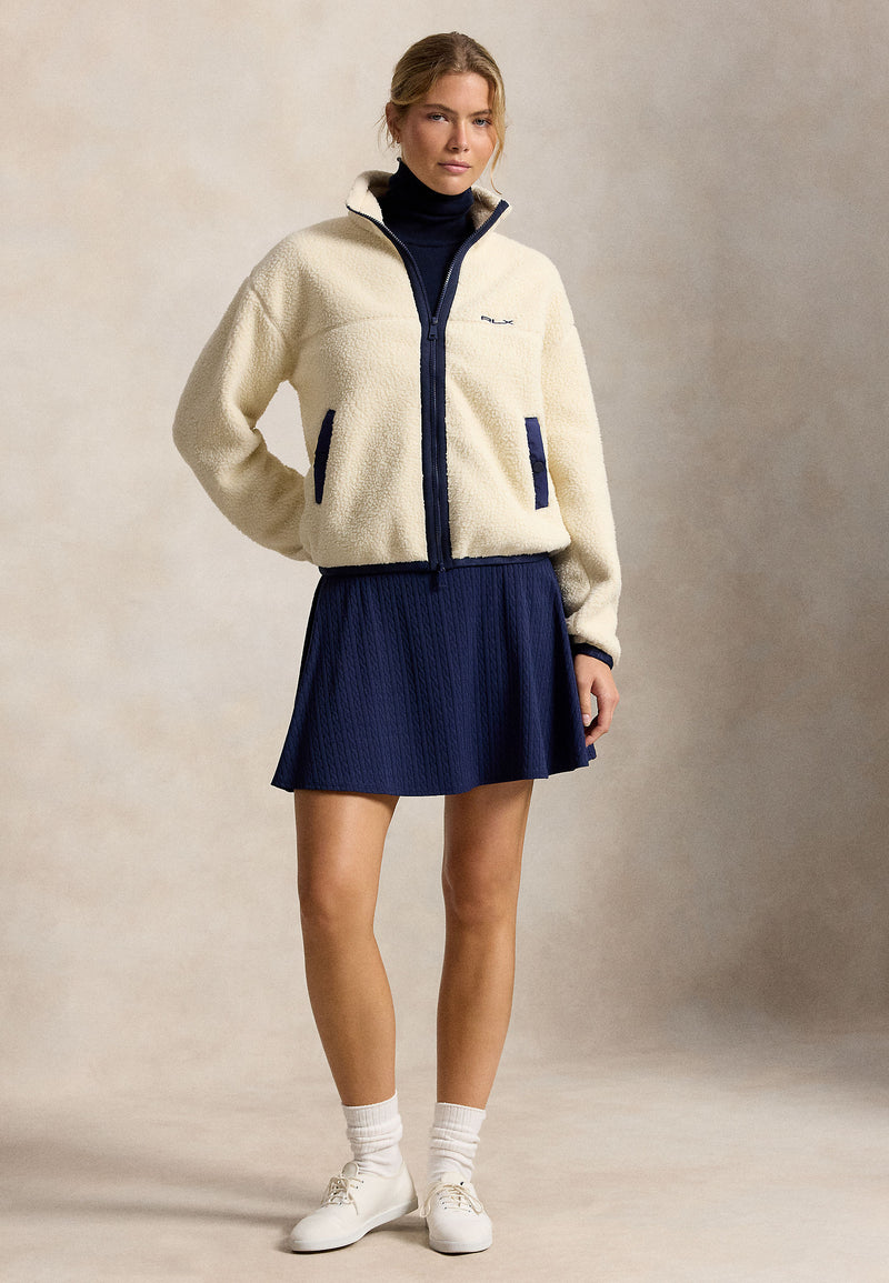 RLX Womens Vintage Polar Fleece Pullover Winter Cream