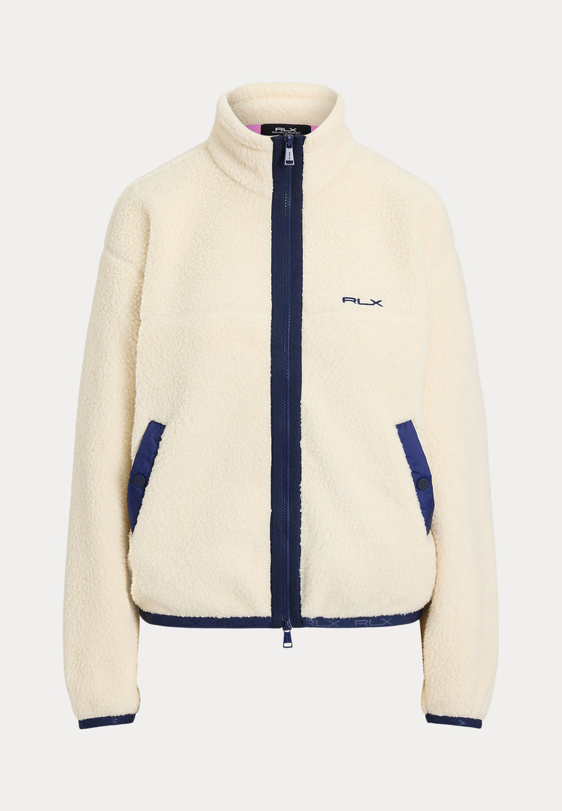 RLX Womens Vintage Polar Fleece Pullover Winter Cream
