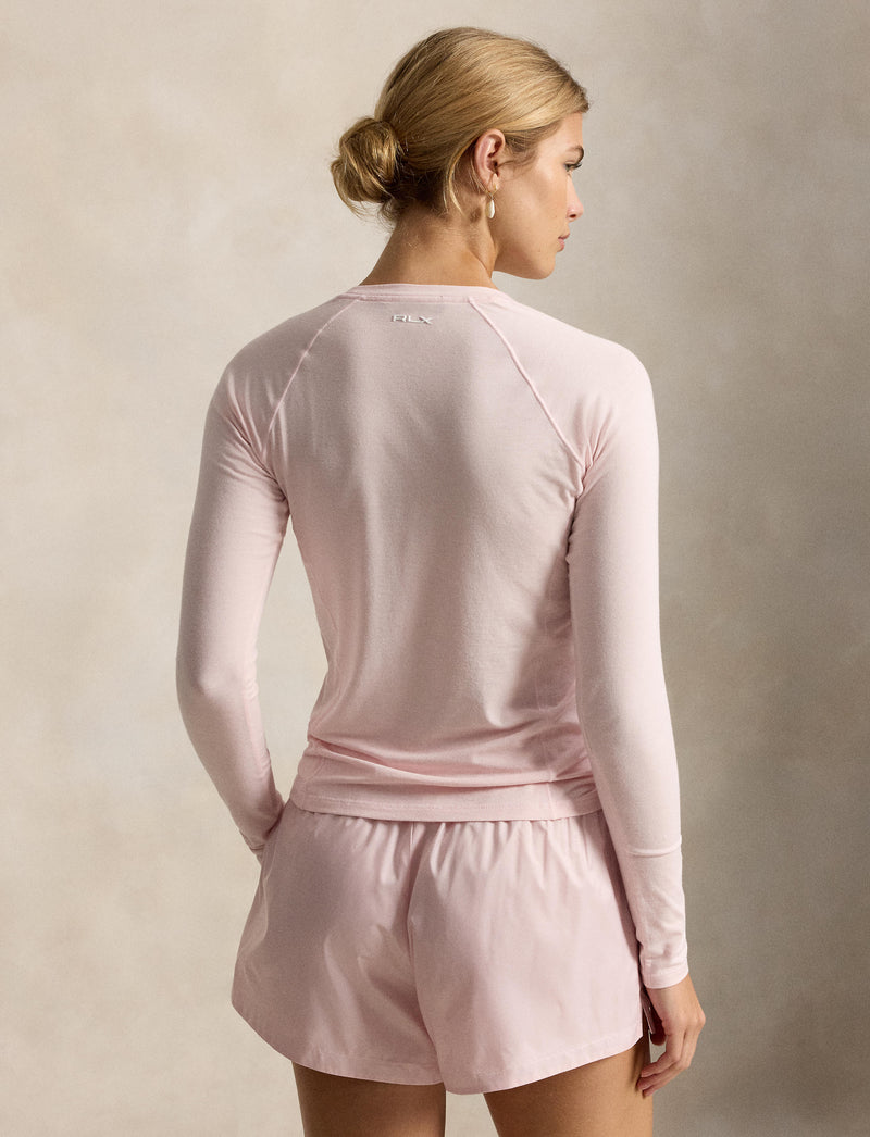RLX Womens Soft Pima Stretch Jersey T Shirt Acacia Pink