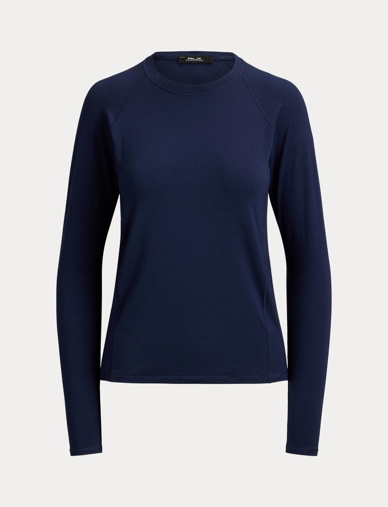 RLX Womens Soft Pima Stretch Jersey T Shirt Refined Navy