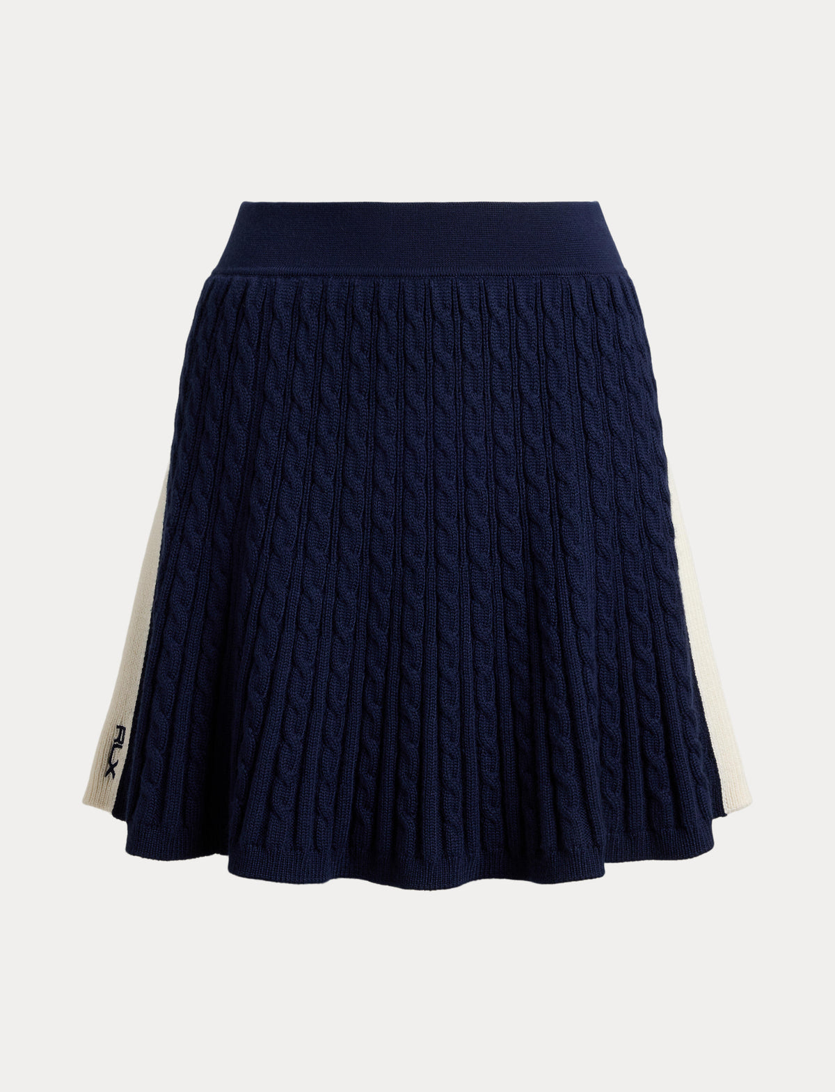 RLX Womens Cotton Blend Sweater Skirt Refined Nvy/Wht Splash