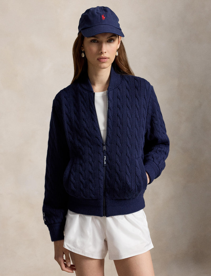 RLX Wool Blend Sweater Full Zip