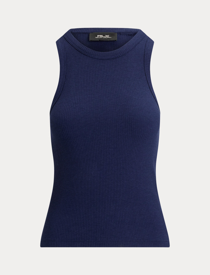 RLX Womens 4X4 Lycra/Spandex Ribbed T Shirt Refined Navy
