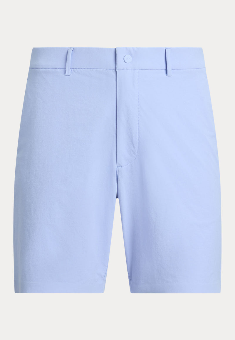 Recycled Nylon Stretch Dobby Shorts Pebble Blue