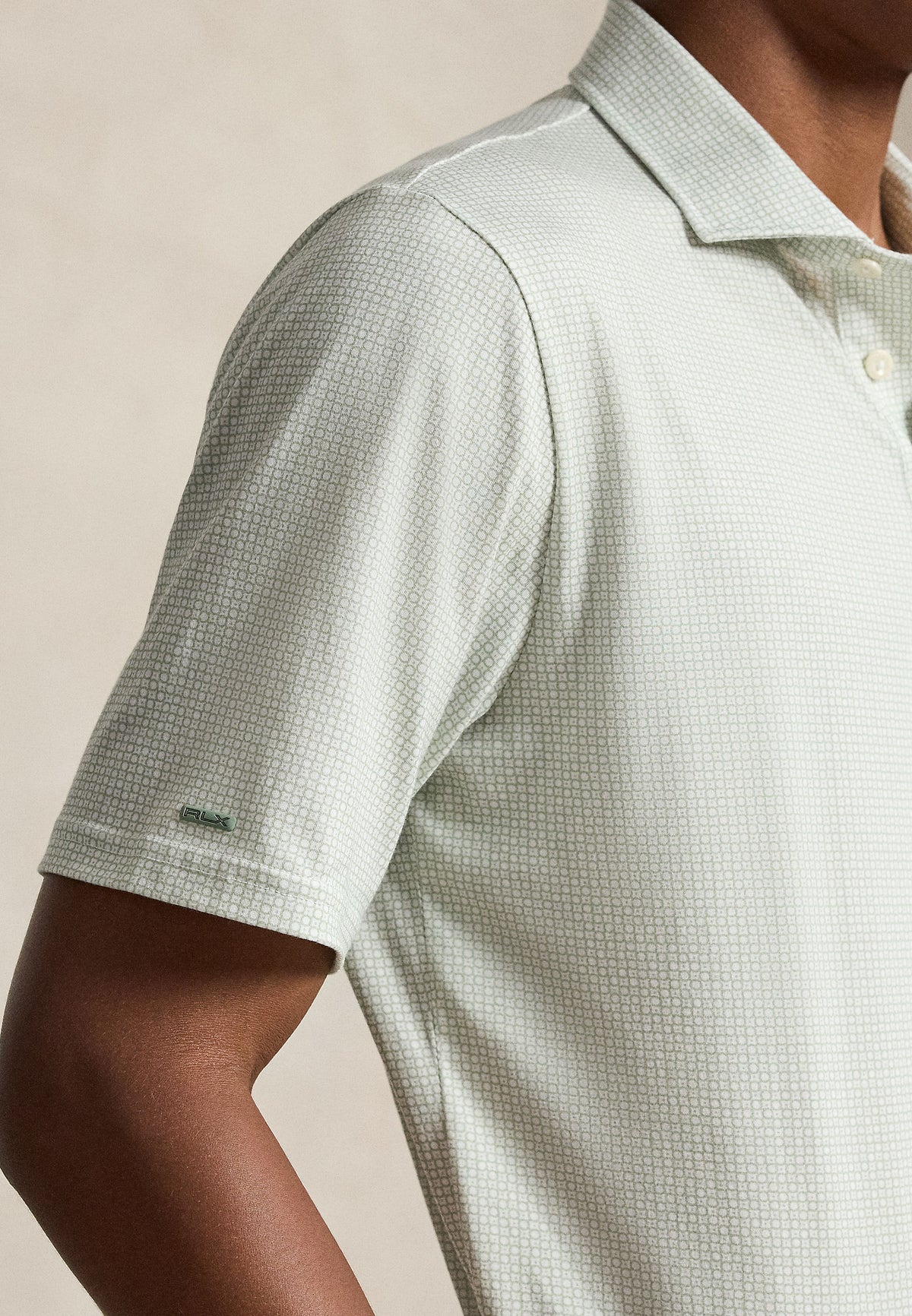 Cotton Jersey Polo Light Green Scottish Frwy Vtg