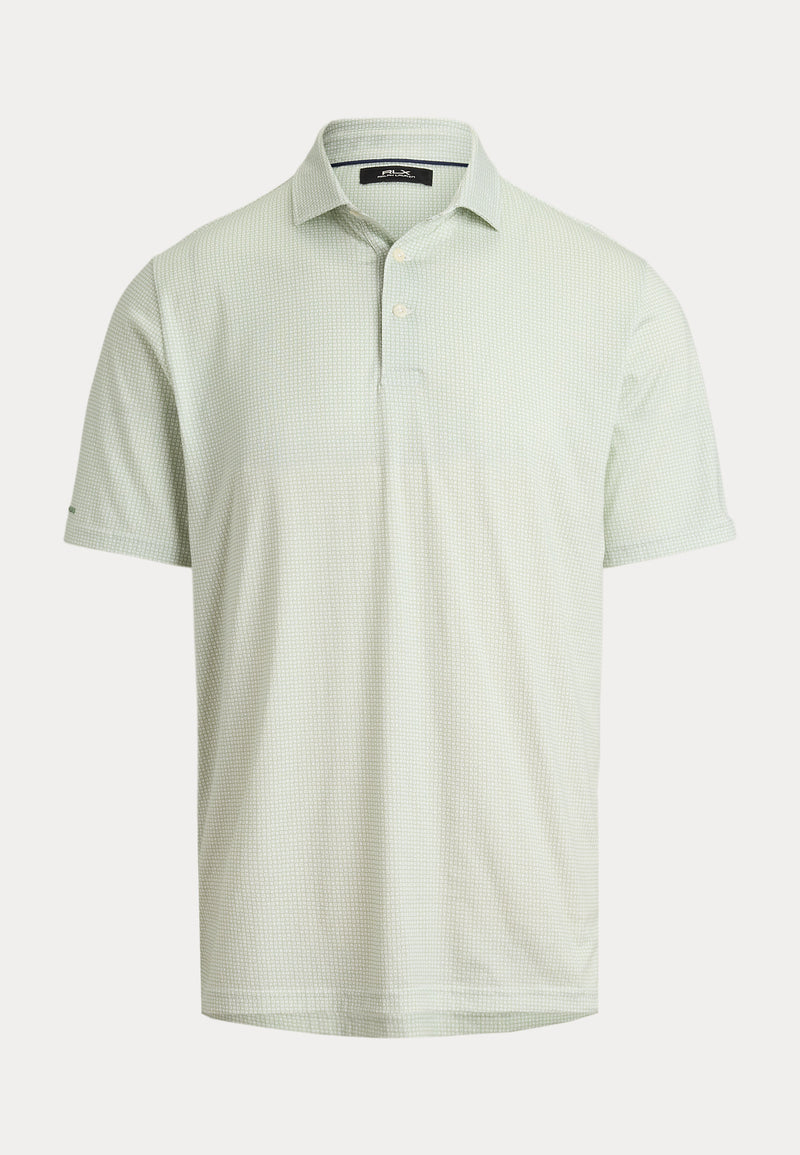 Cotton Jersey Polo Light Green Scottish Frwy Vtg