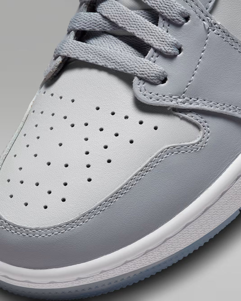 Womens Air Jordan 1 Low G Golf Shoes Wolf Grey/Black/Photon Dust
