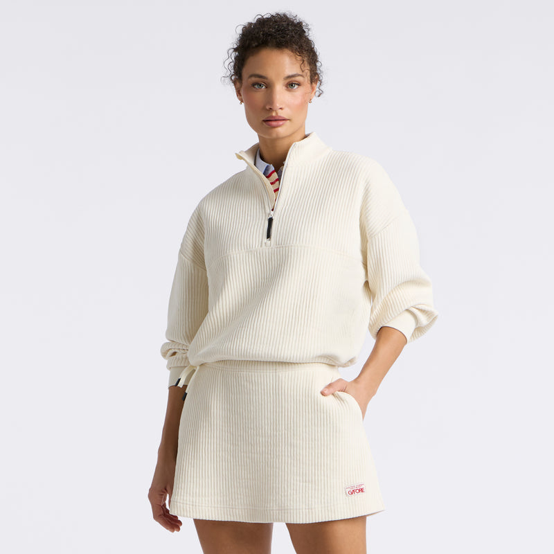 Womens Cozy Cord A-Line Skort
