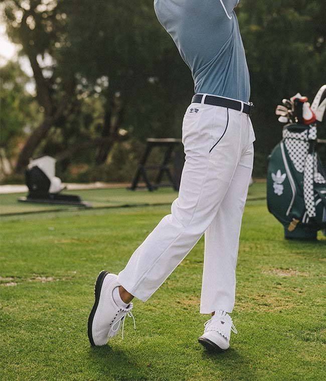 adidas X Bogey Boys Golf Pants White  TRENDYGOLFUSACOM