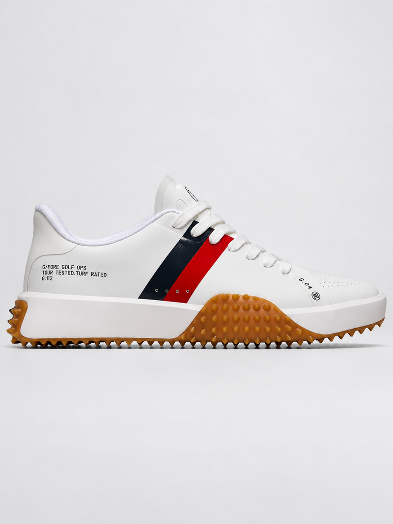 G.112 Stripe Golf Shoes Snow/Multi