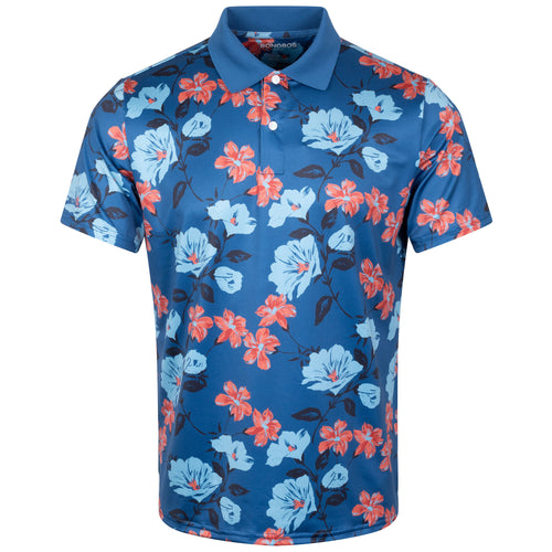 The Tour Golf Polo Slim Maltby Floral