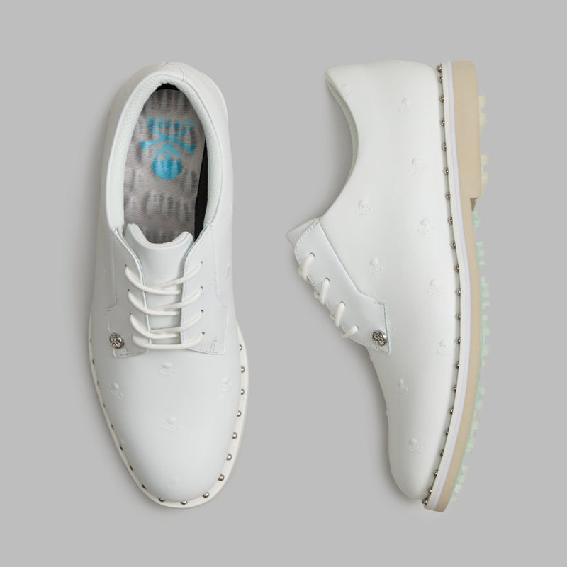 Womens Gallivanter Studded Leather Skull Shoes