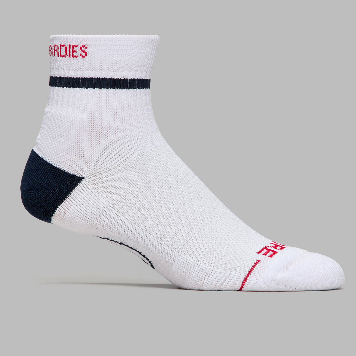 Pray For Birdies Quarter Socks Snow/Twilight