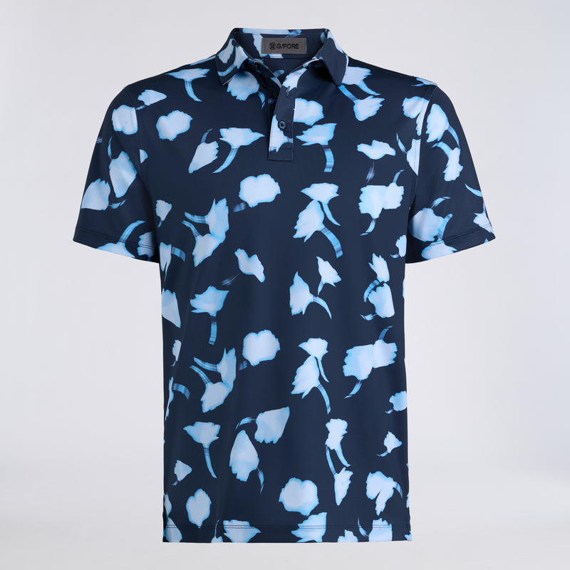 Ghost Floral Tech Jersey Polo Twilight/Baja