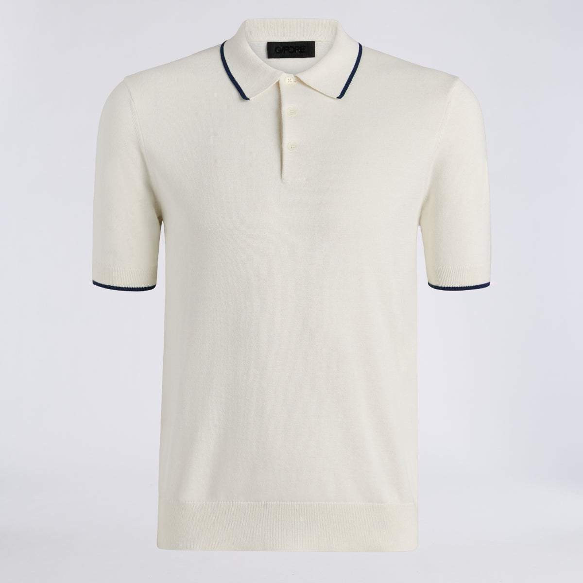 Cooling Cotton Polo Chalk White