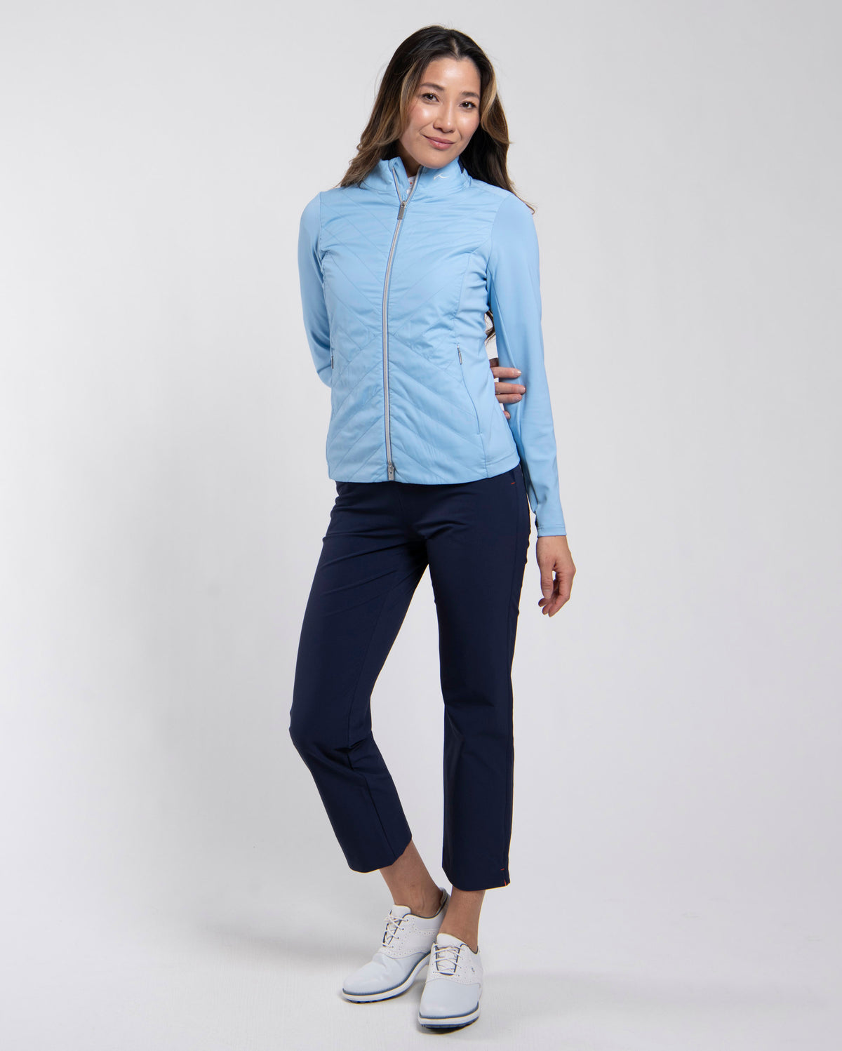 Womens Retention Jacket Vapor Blue/Atlanta Blue