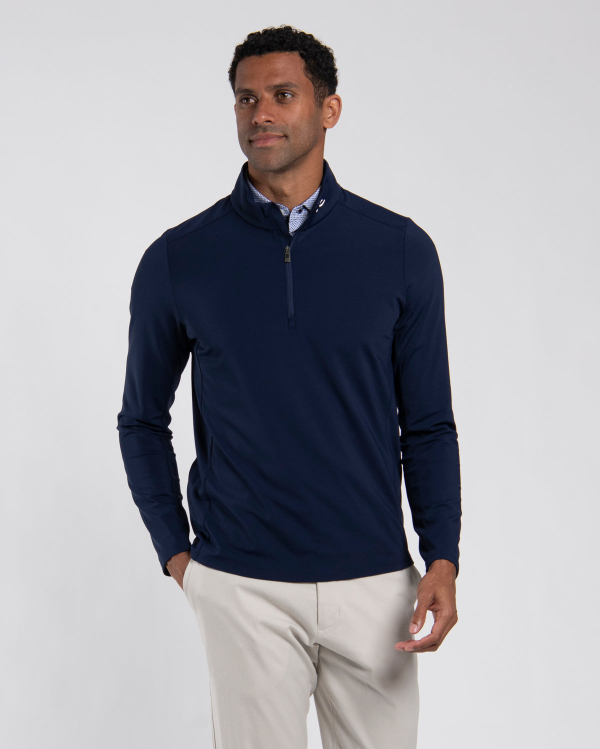 Holden Half Zip Mid Layer Atlanta Blue