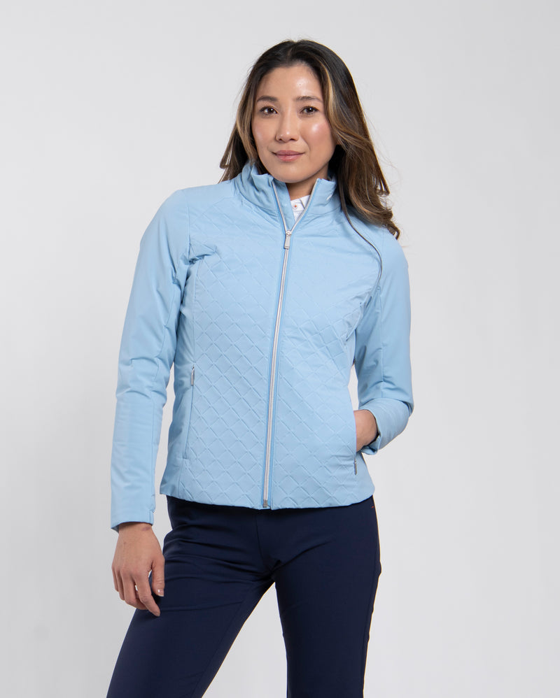 Womens Rounds Hybrid Jacket Vapor Blue
