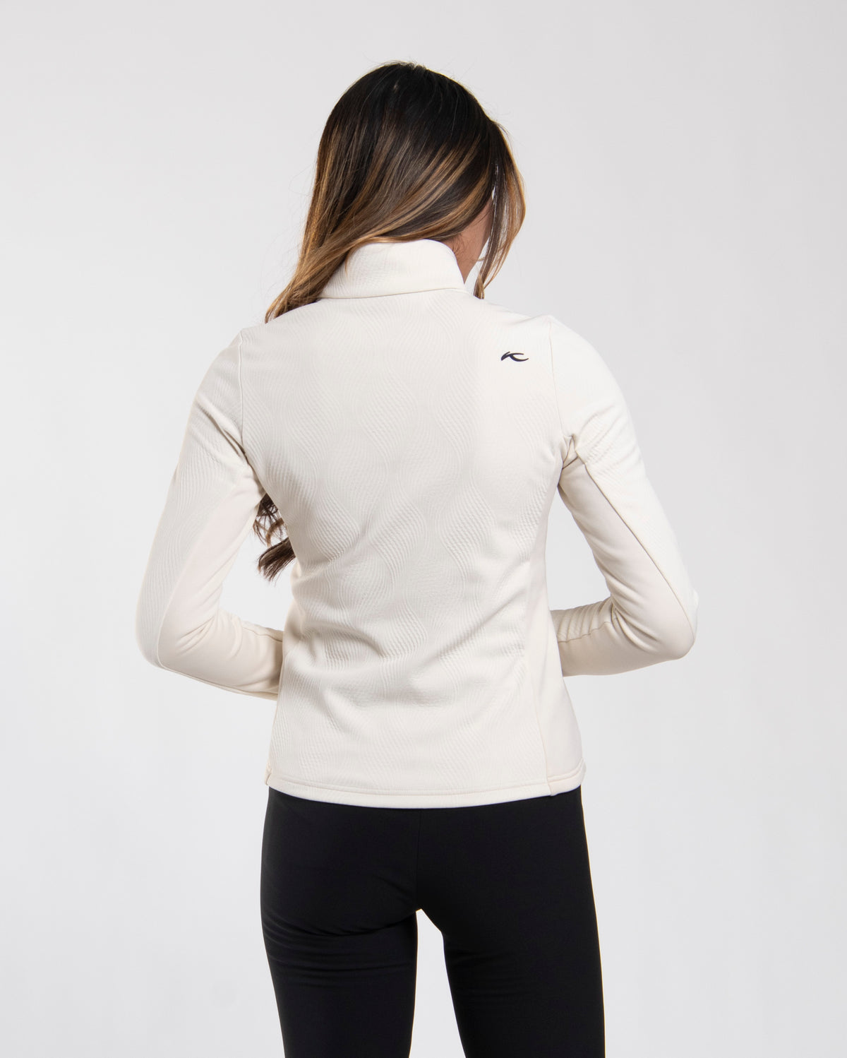 Womens Neila Half Zip Mid Layer Alabaster