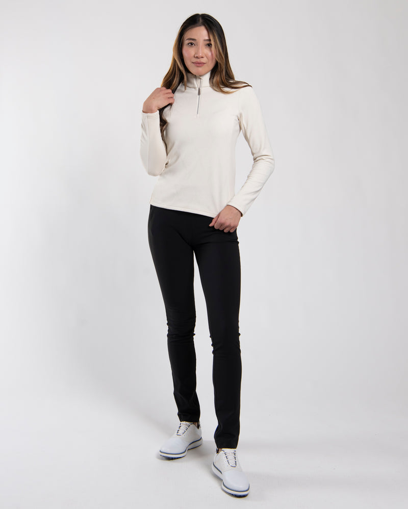 Womens Neila Half Zip Mid Layer Alabaster