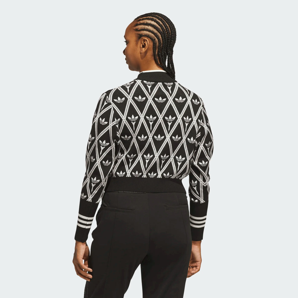 Womens Originals Trefoil Turtleneck Black
